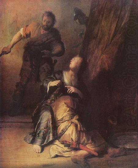 REMBRANDT Harmenszoon van Rijn Samson and Delilah oil painting picture